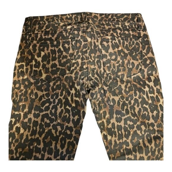 REBECCA MINKOFF Leopard Denim Jeans Pants - Size 4 - Picture 4 of 9